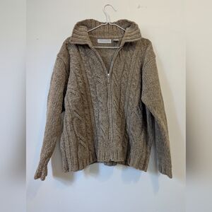 Knitted cardigan jacket